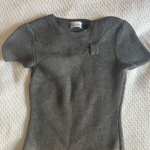 Red Valentino. Knit Drop Waist Dress